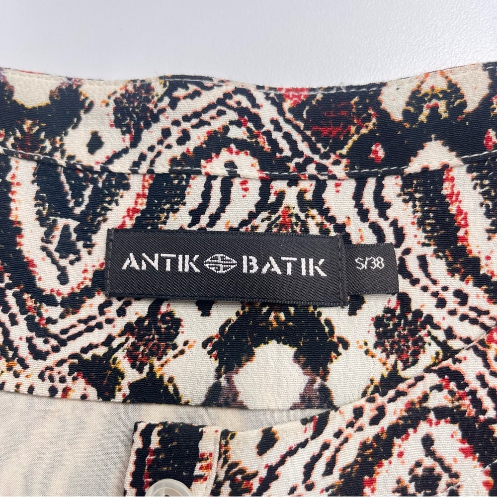 Antik Batik dress Long Sleeve Sheath Dress French designer dress sz small lined